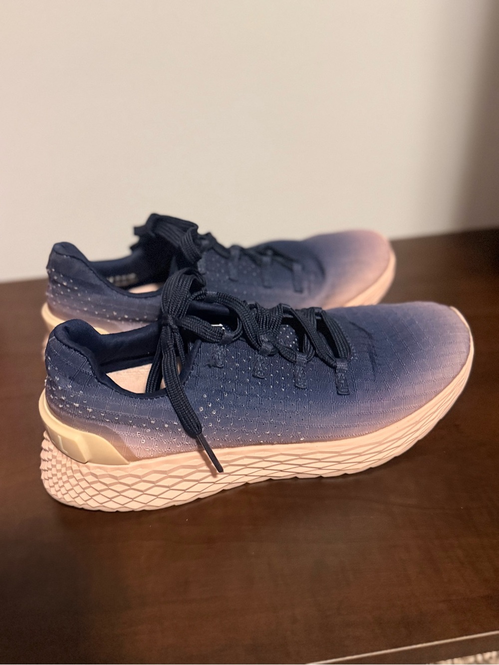NOBULL Women's Navy to Light Blue/Pink Gradient Athletic Shoes